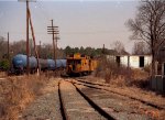 Boxcars and former Chessie System cabeese on the A&R track